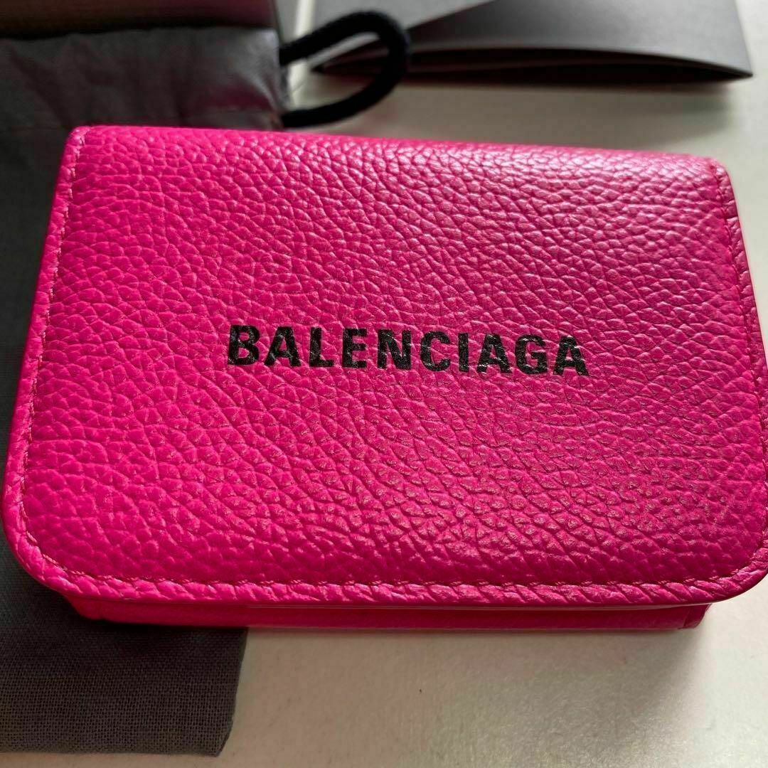 BALENCIAGA 三つ折財布 ピンク