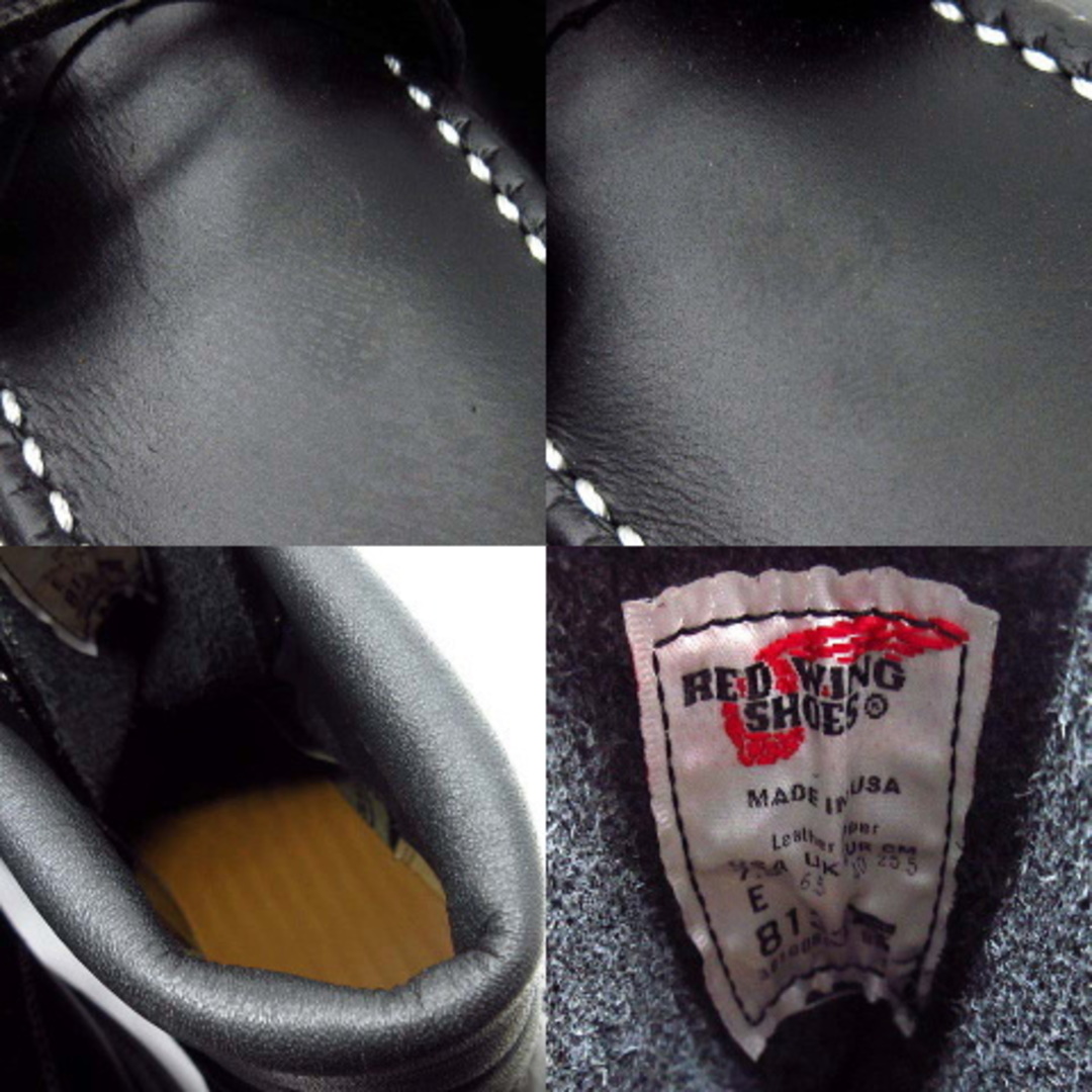 レッドウィング 8133 スーパーソール 6 モック ブーツ 黒 7.5 USA
