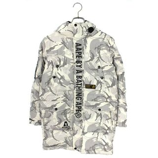 BAPE NBHD CAMO SHARK N2-B DOWN JACKET