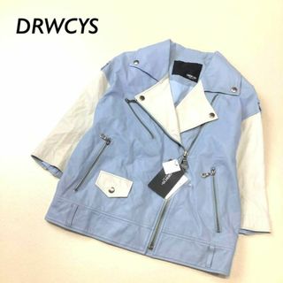 DRWCYS - 【新品 タグ付】本革 ゴートスキン DRWSYS バイカラー ライダース