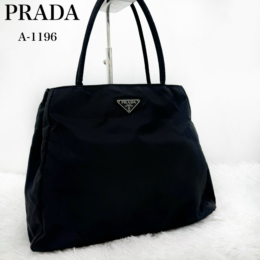 超美品✨PRADA プラダ　テスートナイロン　三角ロゴ　ハンドバッグ　トート