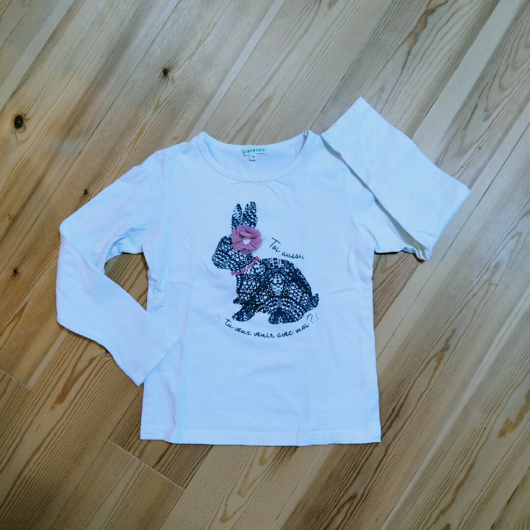 3can4on(サンカンシオン)のロングTシャツ キッズ/ベビー/マタニティのキッズ服女の子用(90cm~)(Tシャツ/カットソー)の商品写真