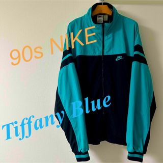 NIKE - 90s NIKE FORCE ティファニー ブラック ナイロンジャケット XL NIKE - 90s NIKE FORCE ティファニー ブラック ナイロンジャケット XL