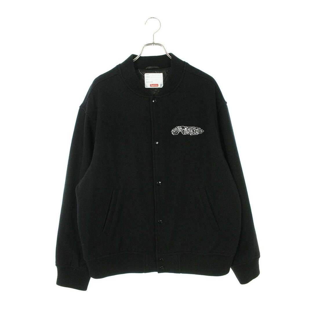 定期店舗販売 シュプリーム 19AW Delta Logo Varsity Jacket