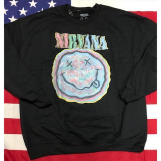 アーバンアウトフィッターズ(Urban Outfitters)のNIRVANA スウェット ニルヴァーナ オフィシャル 日本未入荷(スウェット)