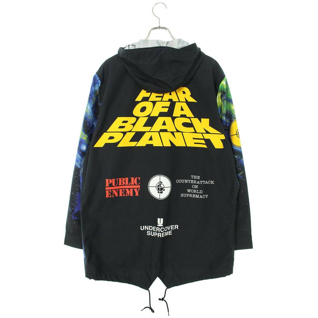 シュプリーム  18SS  Public Enemy Taped Seam Parka パブリックエネミー テープドシームパーカーブルゾン メンズ Mブルゾン