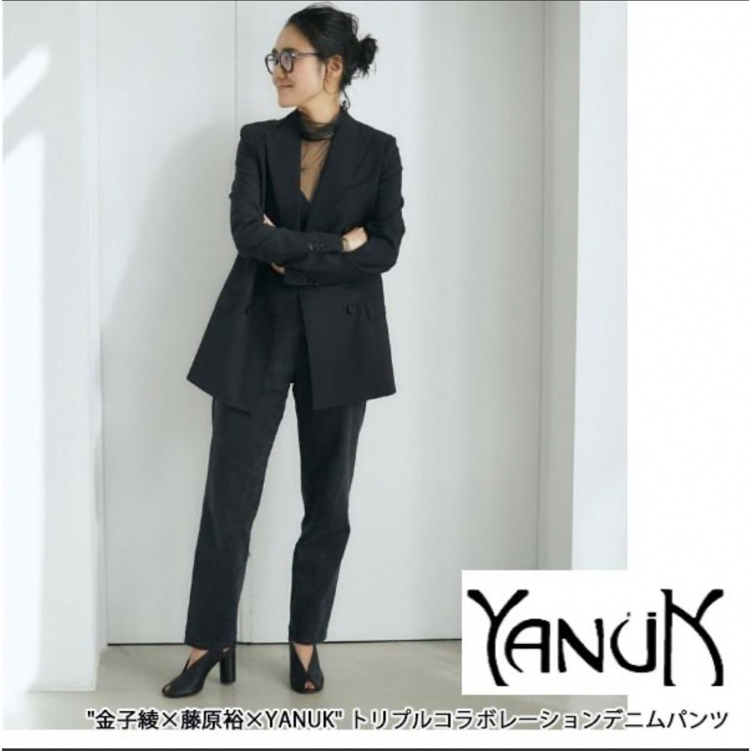 YANUK(ヤヌーク)のYANUK BLACK デニム レディースのパンツ(デニム/ジーンズ)の商品写真