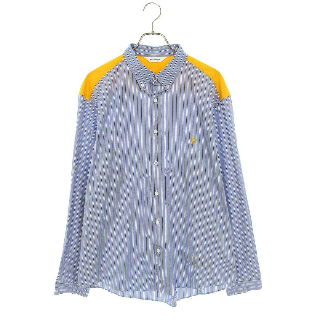 ディガウェル ×ユニオン UNION STRIPE L/SL SHIRT ヨーク切替