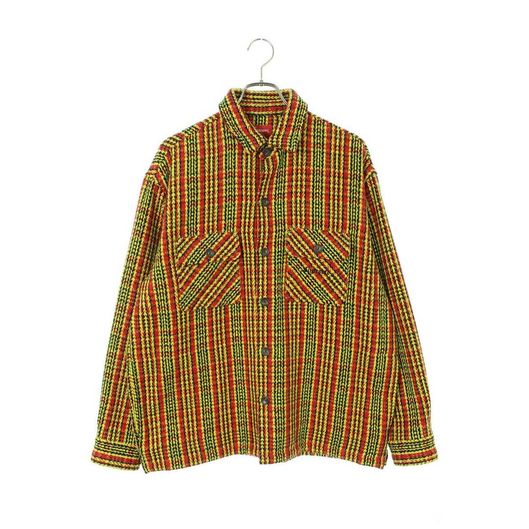 シュプリーム  22AW  Heavy Flannel Shirt ヘビーフランネル長袖シャツ メンズ M