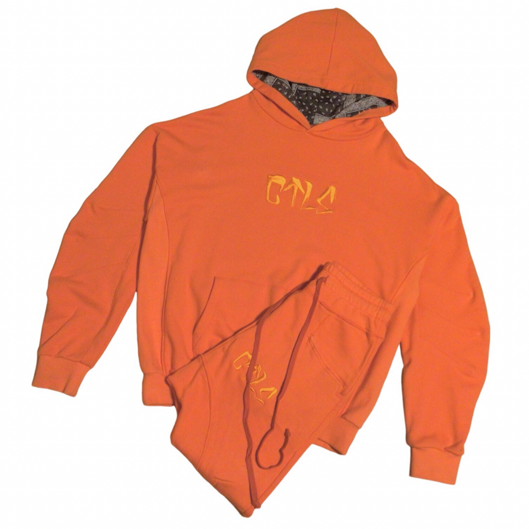 CVTVLIST USUAL HOODIE&PANTS“SETUP”ORANGE - その他