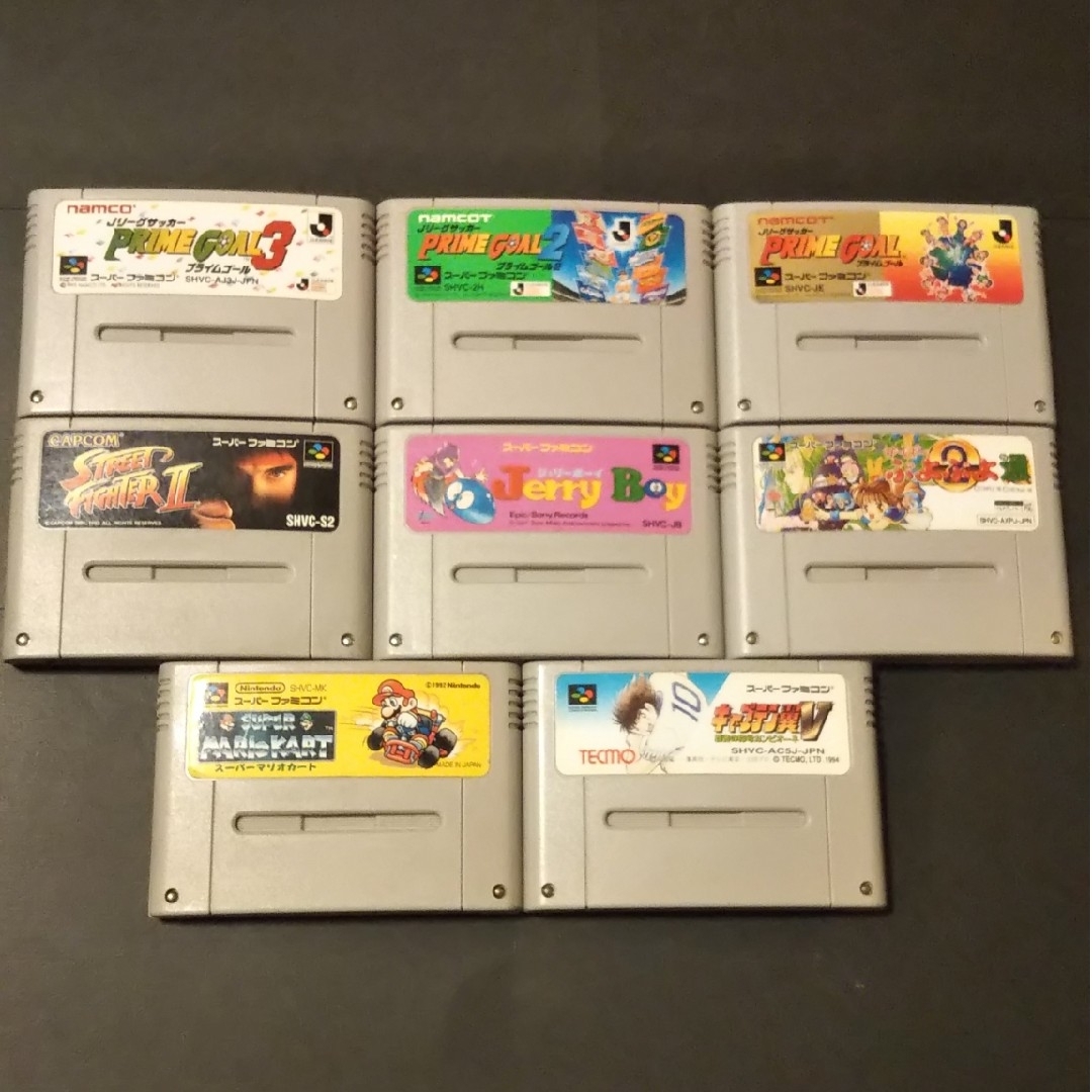 ●1CHIP-01● スーパーファミコン 本体 ソフト8本セット SFC