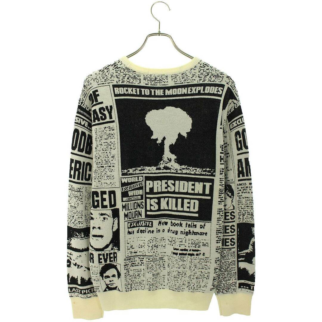 シュプリーム  18AW  Newsprint Sweater ニュースペーパーニット メンズ M 1