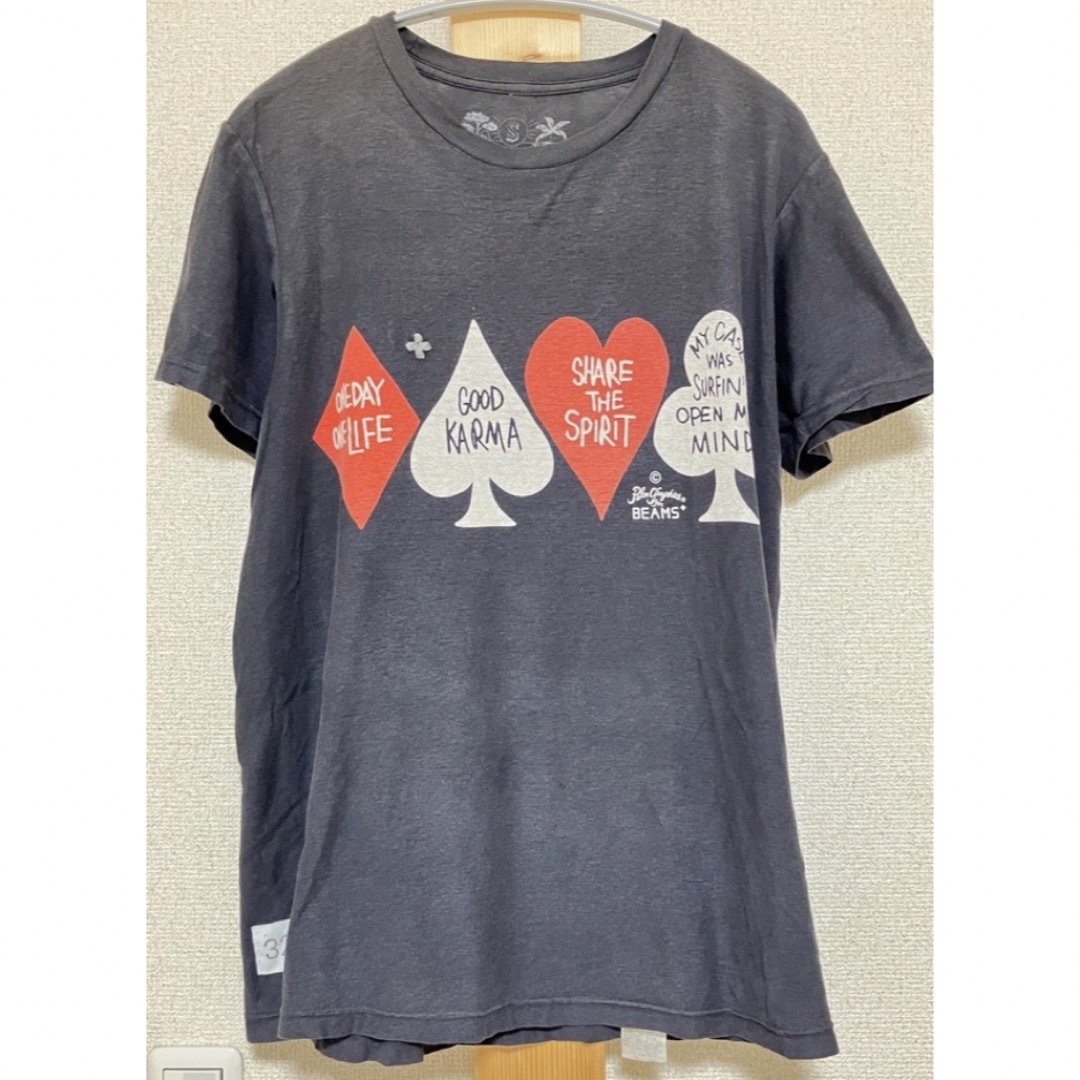 BEAMS(ビームス)のビームス BEAMS プリントトレーナー　サイズS メンズのトップス(Tシャツ/カットソー(半袖/袖なし))の商品写真