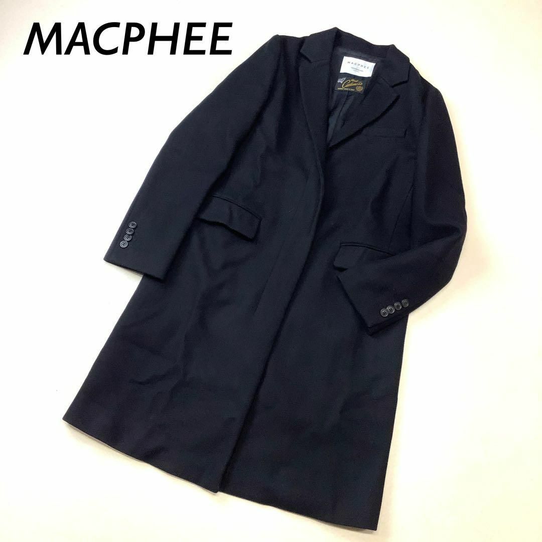 MACPHEE - 美品 MACPHEE マカフィー カシミアブレンド チェスター