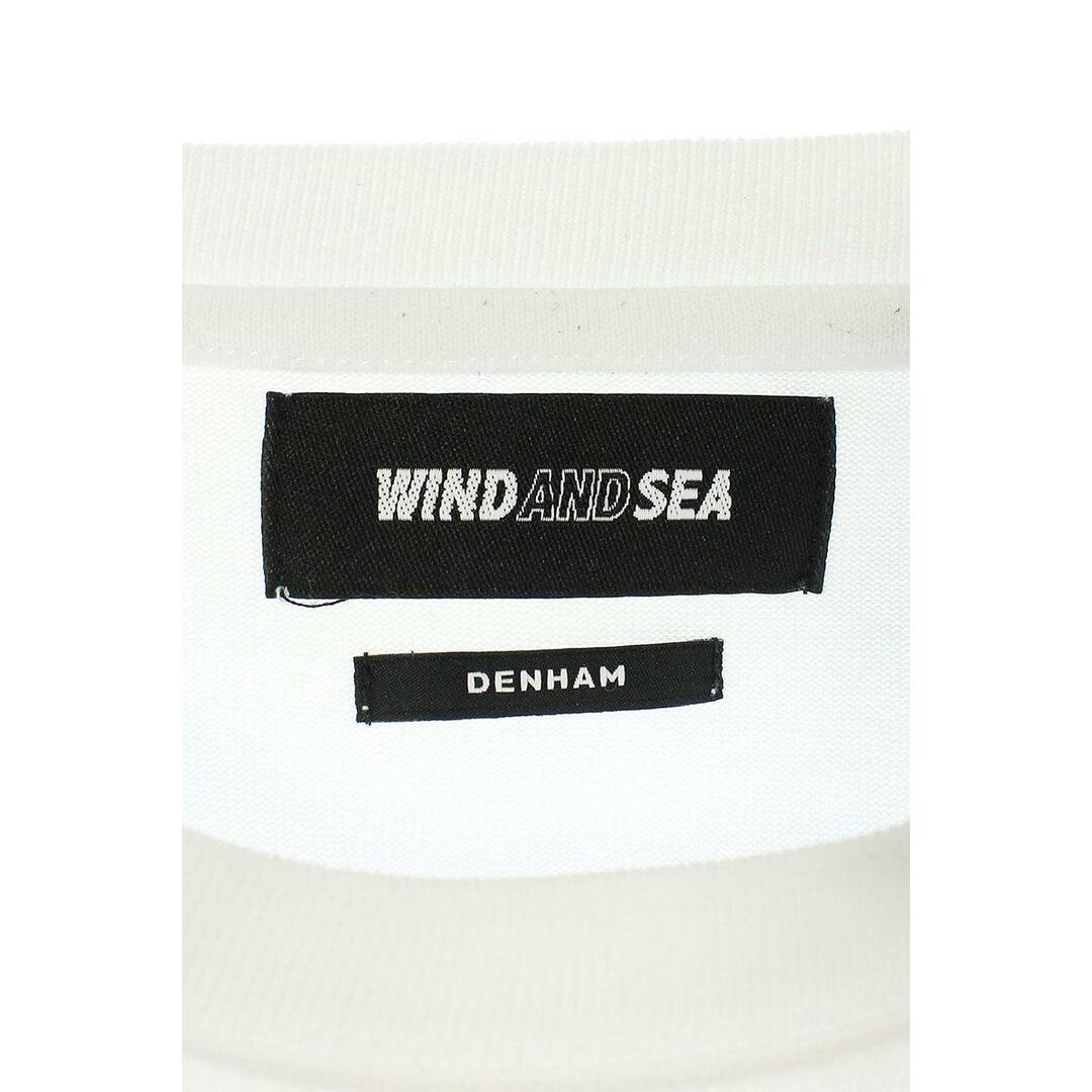 wind and sea denham TEE white Mサイズ