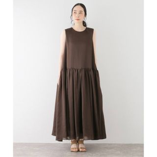 ウーア(Uhr)のUhr Back Ribbon Sheer Dress(ロングワンピース/マキシワンピース)