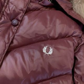 FRED PERRY - 【美品】FRED PERRY ファー フード ダウン ジャケット