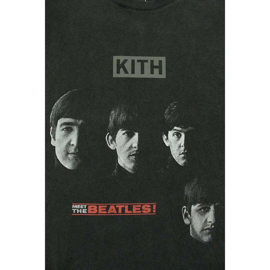 Tシャツ/カットソー(半袖/袖なし)キス  THE BEATLES MEET T ビートルズプリントTシャツ メンズ M