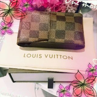 ルイヴィトン(LOUIS VUITTON)の夢ママ様 LOUIS VUITTON♡ダミエ シガレットケース 箱あり(タバコグッズ)