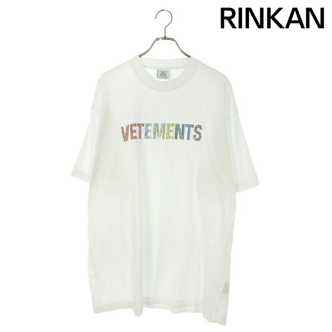 VETEMENTS - ヴェトモン 22SS UE52TR510W マルチカラークリスタルロゴT