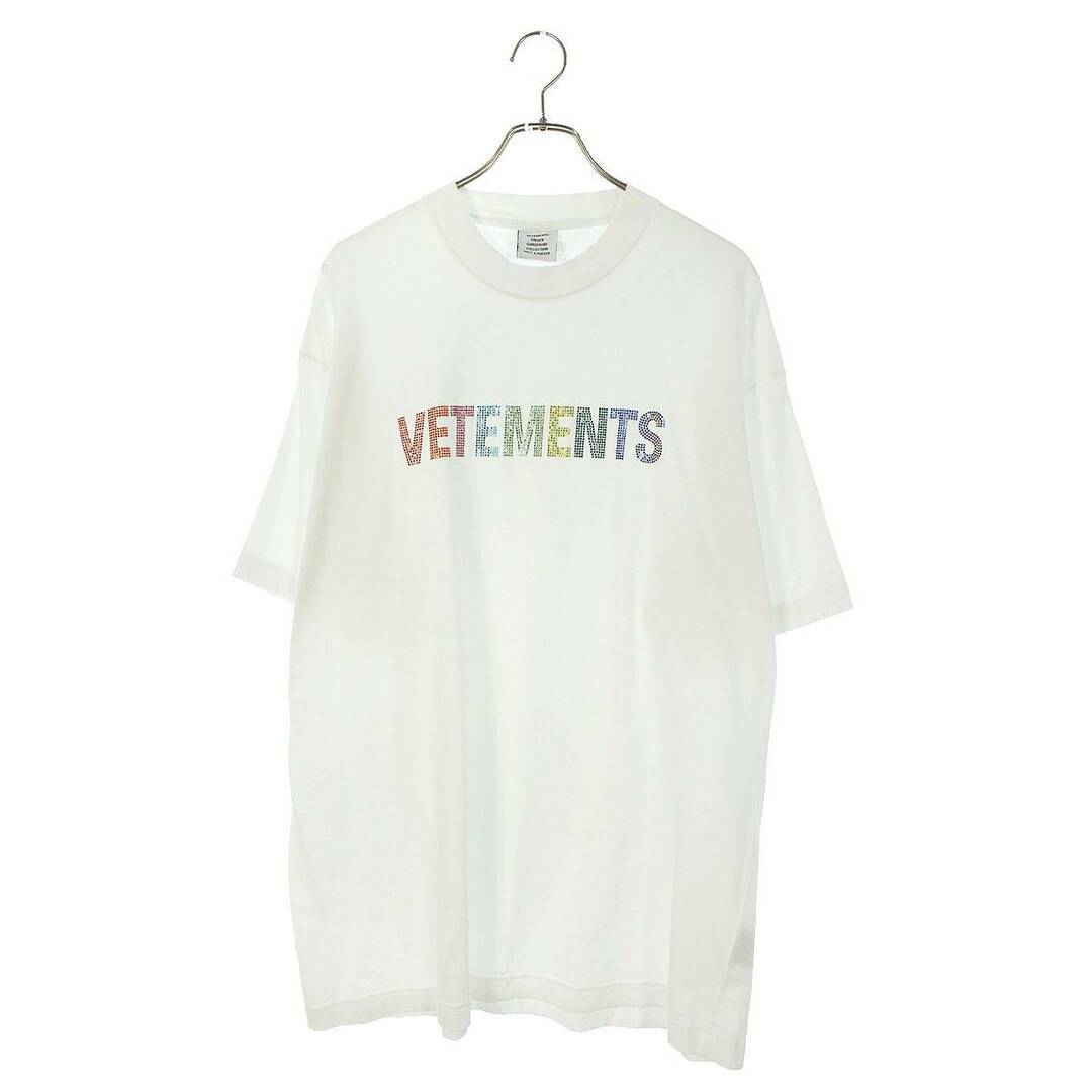 VETEMENTS - ヴェトモン 22SS UE52TR510W マルチカラークリスタルロゴT