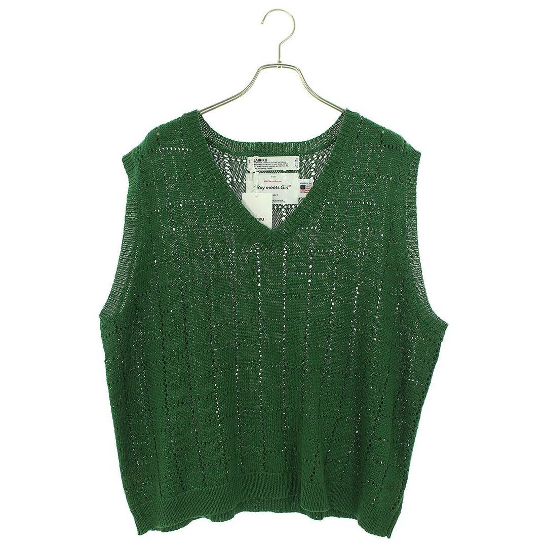 ダイリク DAIRIKU  22SS  A.J. Knit Vest 22SS K-4 ニットベスト メンズ FREE