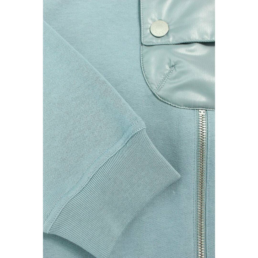 Hermes - エルメス セリエボタンナイロン切替ジップアップスウェット