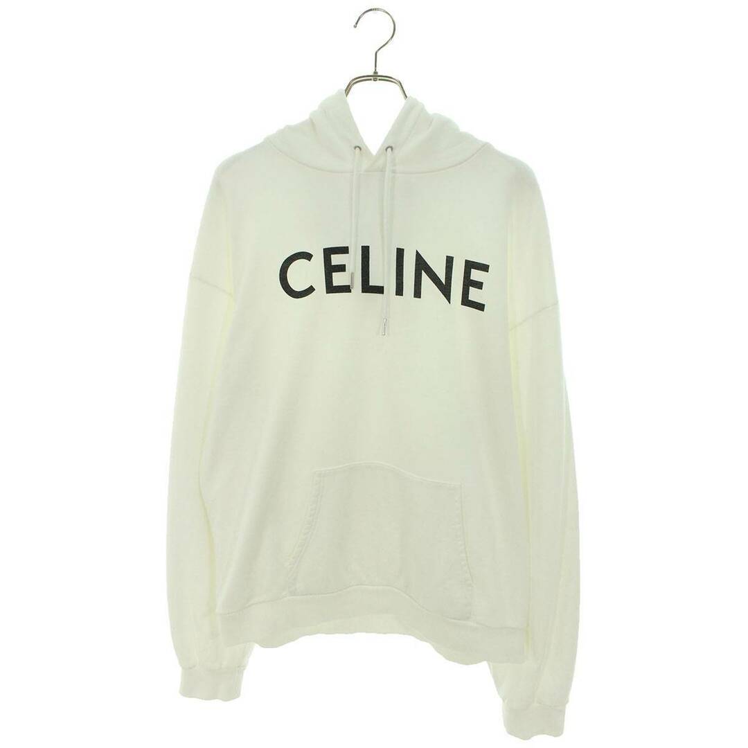 《極美品》CELINE パーカー　グラフィックロゴ　黒　エディスリマン　Mサイズ