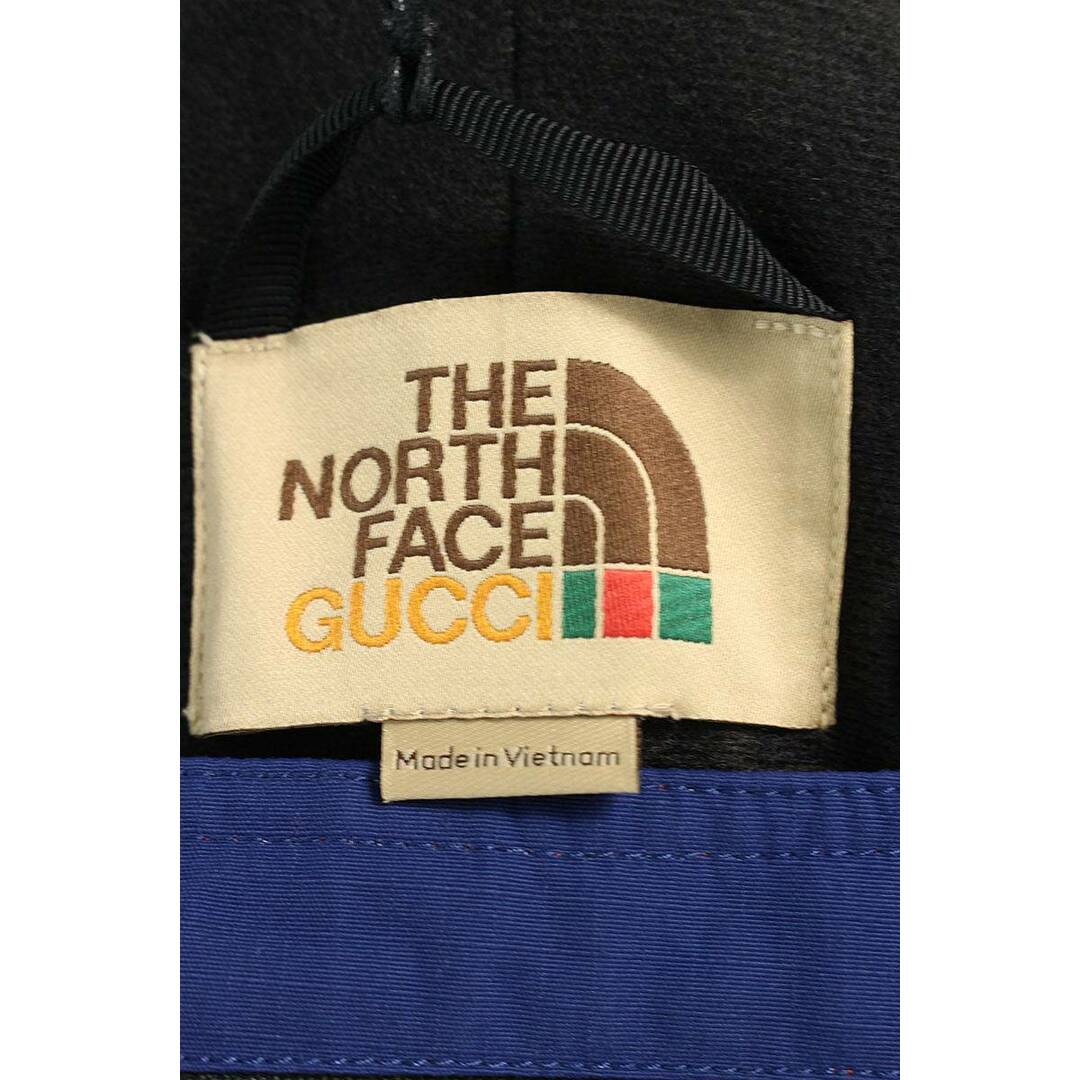 グッチ ×ノースフェイス THE NORTH FACE  663768 ZAHTL ロゴ刺繍コットンオーバーオール メンズ L 2