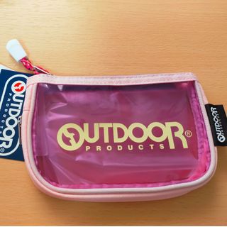 アウトドア(OUTDOOR)の【数量限定品】OUTDOORアウトドア❁クリア素材マチ付ポーチ(ポーチ)