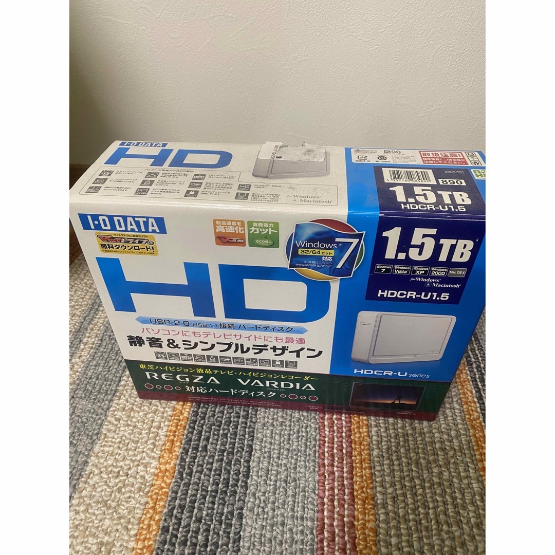 I・O DATA HDCR-U1.5 外付ハードディスク(HDD) 1.5TB