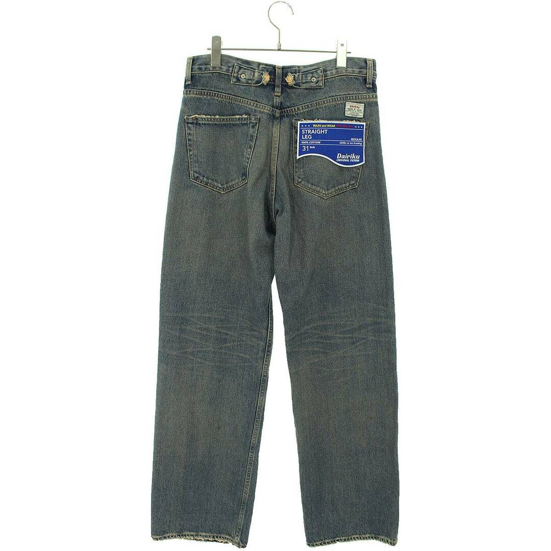 コットン100%鹿革daigo着用 roenロエン スカルパッチデニムパンツ　y2k denim