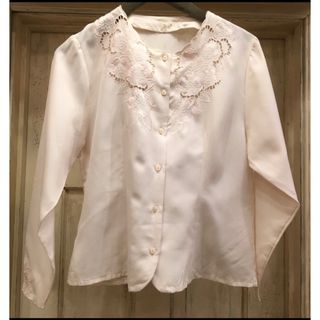 グリモワール(Grimoire)のVintage Blouse (Light Pink)(シャツ/ブラウス(長袖/七分))