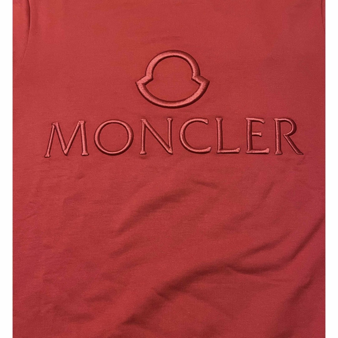 モンクレール MONCLER ロゴ スウェット トレーナー  スエット赤 レッド