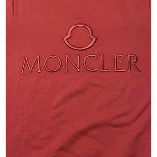 モンクレール MONCLER ロゴ スウェット トレーナー  スエット赤 レッド