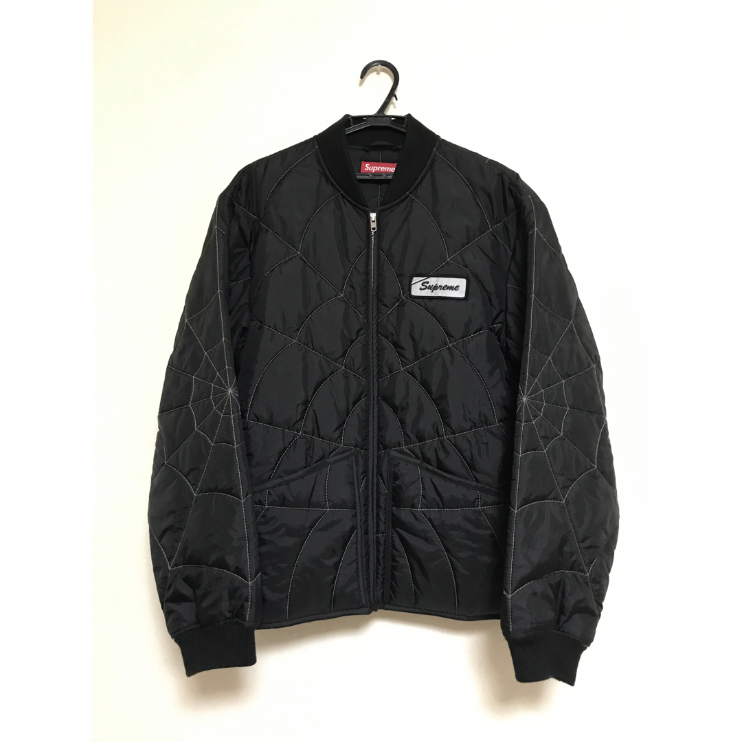 キムタク着 シュプリーム spider quilted work jacket