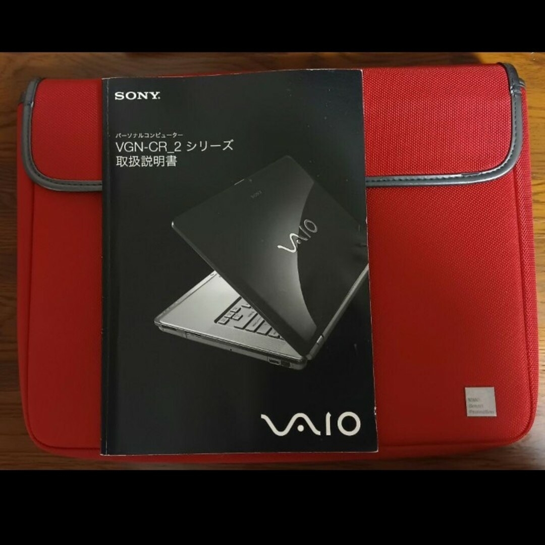 VAIO(バイオ)のVAIO VGN-CR62B ブレイジングレッド スマホ/家電/カメラのPC/タブレット(ノートPC)の商品写真