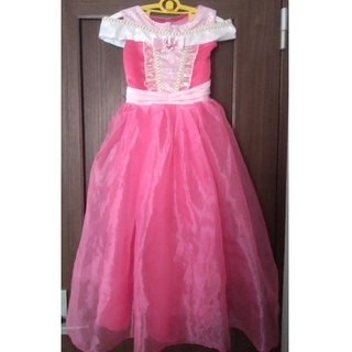 ハロウィン　オーロラ姫　ドレス　サイズ120　アクセサリー5点(ドレス/フォーマル)