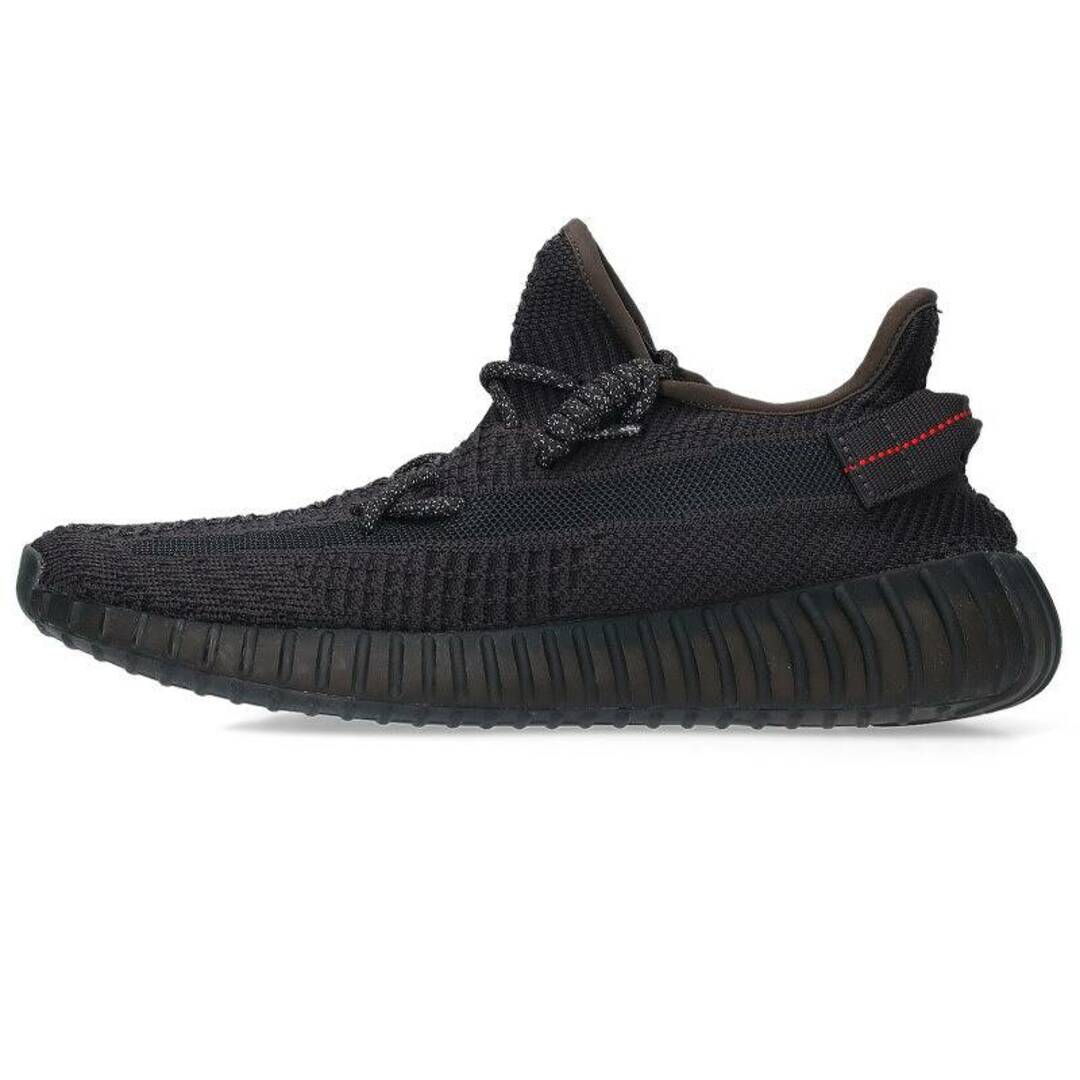 アディダス カニエウエスト YEEZY BOOST 350 V2 BLACK FU9006 イージーブーストブラックスニーカー メンズ 27cm