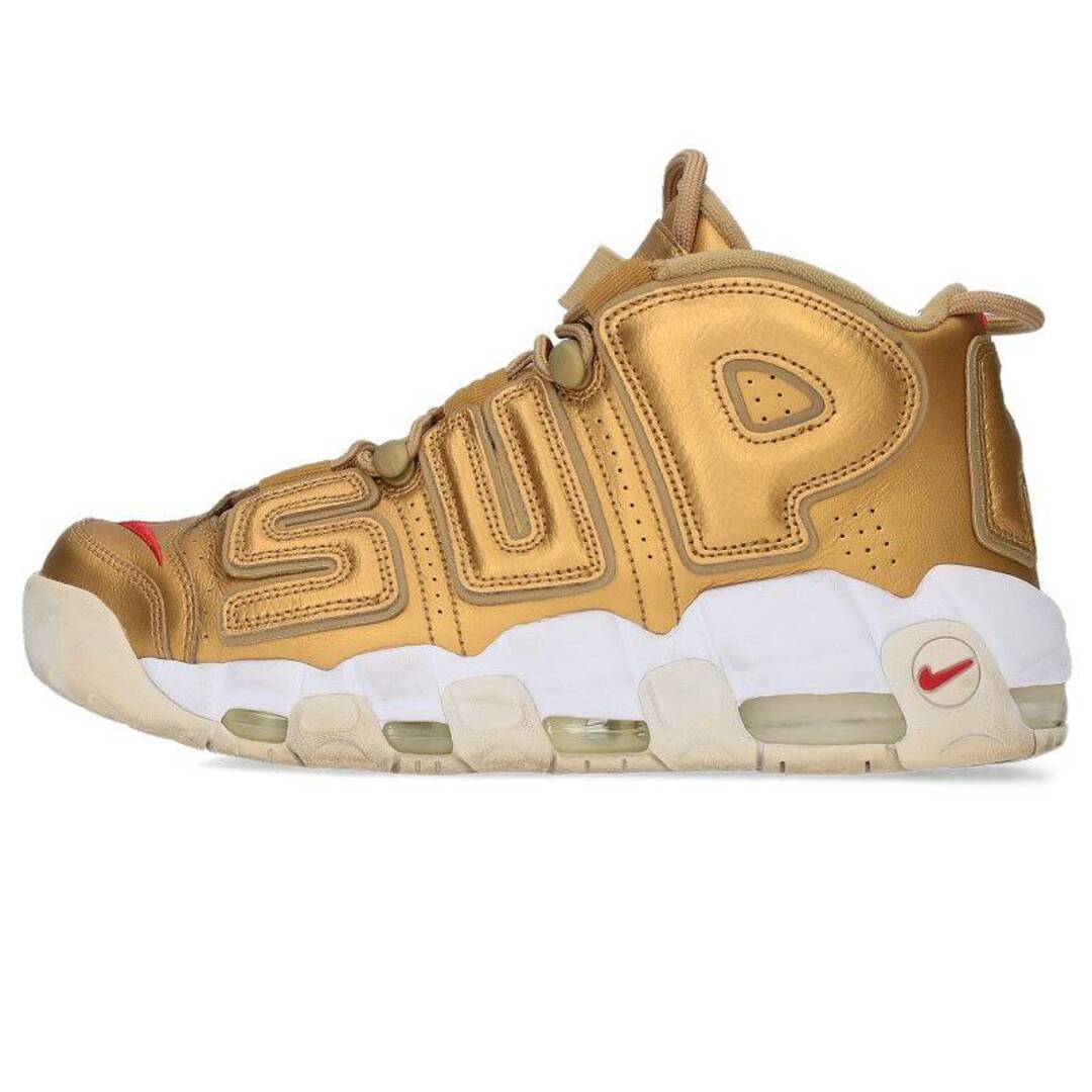 ナイキ ×シュプリーム SUPREME  AIR MORE UPTEMPO 902290-700 エアモアアップテンポスニーカー メンズ 27cm靴/シューズ