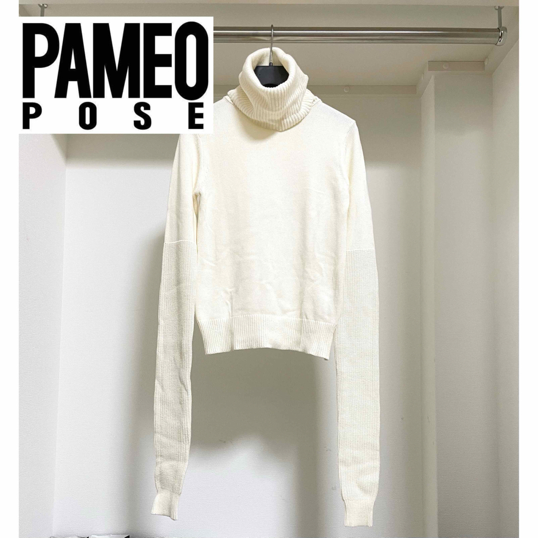 【PAMEO POSE】LOOSE SOCKS KNIT TOP