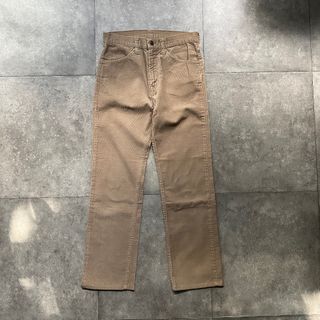 リーバイス(Levi's)の80s リーバイス519 コーデュロイパンツ ベージュ 29×32 タロンジップ(その他)