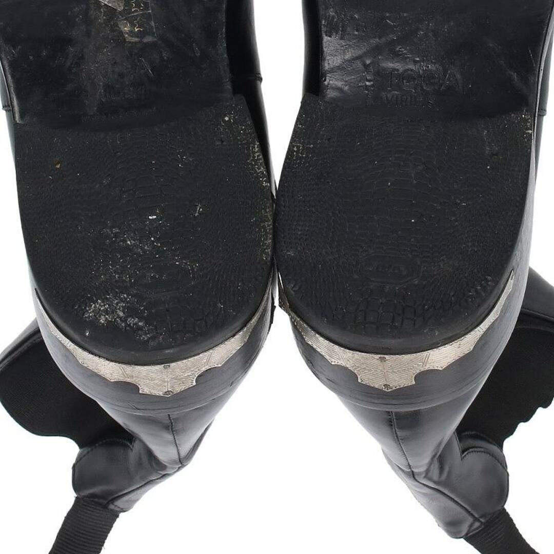 靴/シューズトーガビリリース  METAL SIDEGORE BOOTS ヒールメタル付きサイドゴアウエスタンブーツ メンズ 43