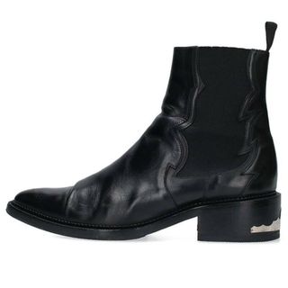 トーガビリリース(TOGA VIRILIS)のトーガビリリース  METAL SIDEGORE BOOTS ヒールメタル付きサイドゴアウエスタンブーツ メンズ 43(ブーツ)