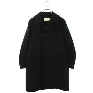 サンローラン(Saint Laurent)のサンローランパリ  14AW  365019 Y280F メルトンウールダブルブレストコート レディース 34(その他)