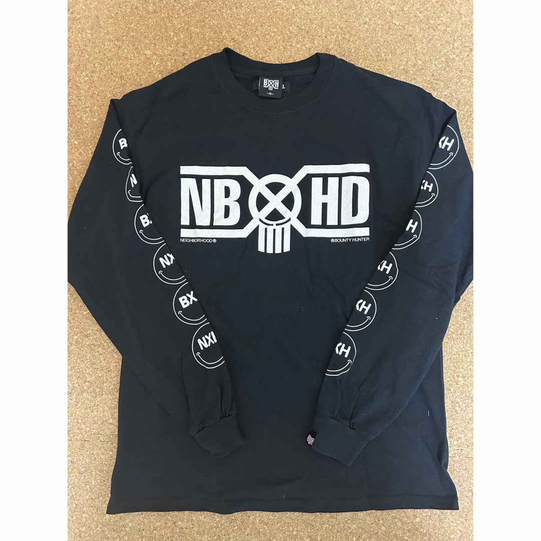 NEIGHBORHOOD x BxH コラボロンT 長袖　ブラック