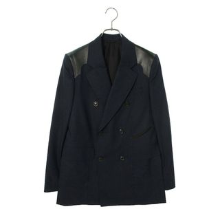 トーガプルラ(TOGA PULLA)のトーガプルラ  ARCHIVES WOOL TROPICAL JACKET TP11-FD224 レザー切替ウールトロピカルジャケット レディース 36(その他)