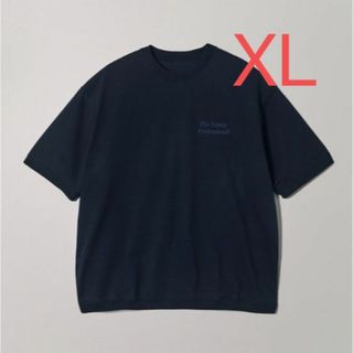 Short sleeve hem rib tee NAVY XL(Tシャツ/カットソー(半袖/袖なし))