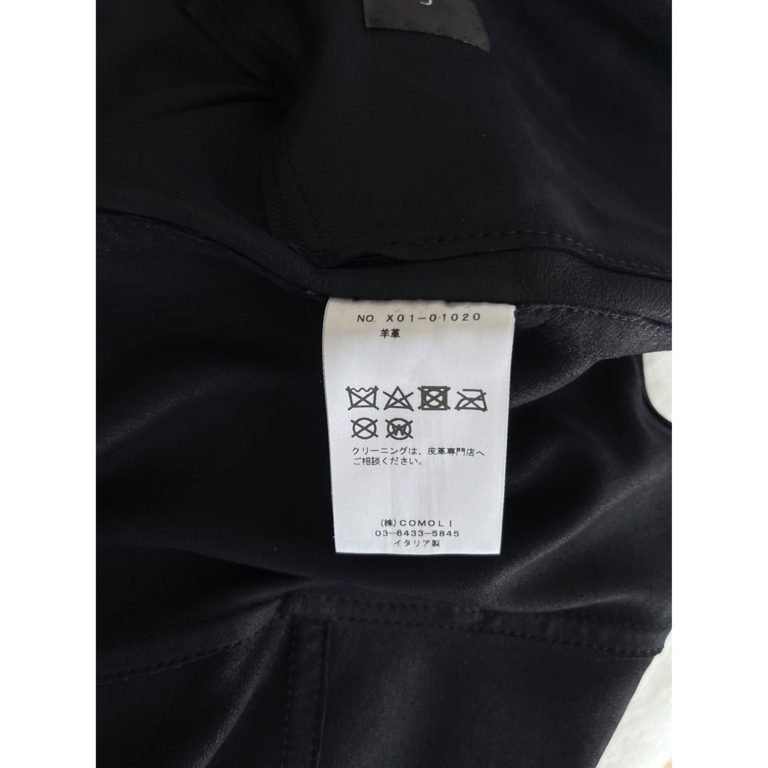 COMOLI(コモリ)のCOMOLI シープスエード ジップ ショートジャケット 23SS 新品未使用 メンズのジャケット/アウター(レザージャケット)の商品写真