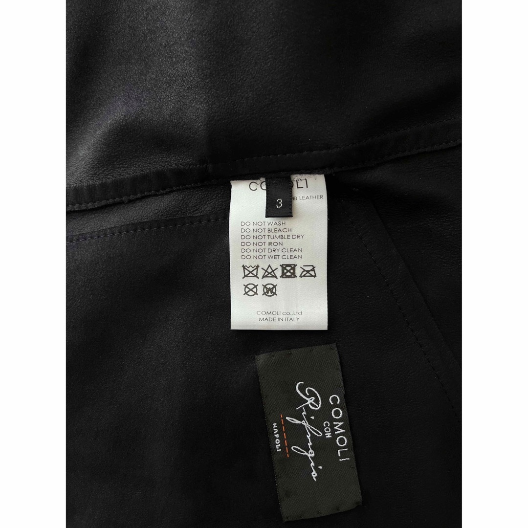 COMOLI(コモリ)のCOMOLI シープスエード ジップ ショートジャケット 23SS 新品未使用 メンズのジャケット/アウター(レザージャケット)の商品写真